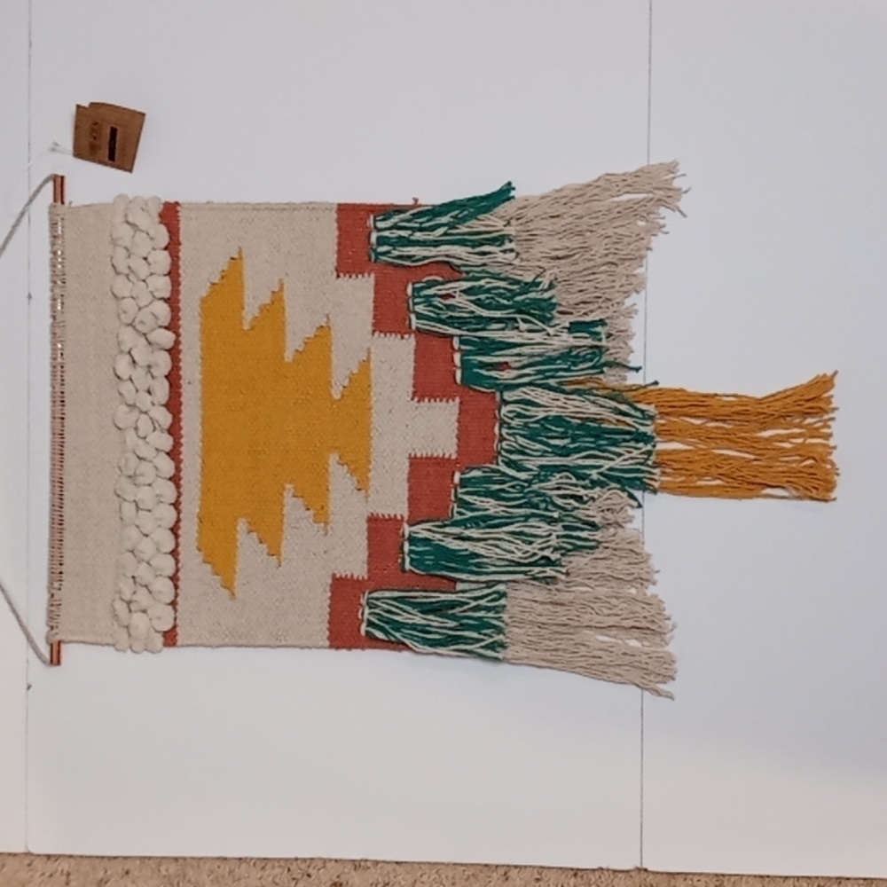 NWT Hand Woven Wall Hanging Primatives by Kathy